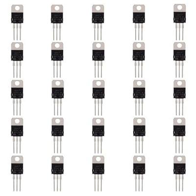 BOJACK LM317T Adjustable Positive Voltage Regulator 1.2 V to 37 V 1.5 A IC LM317 chip TO-220 (Pack of 25)