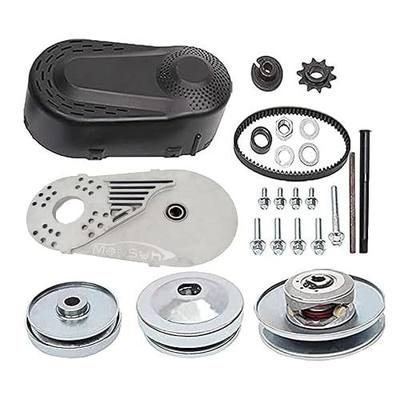 30 Series 6.5 HP Go Kart Mini Bike Torque Converter Clutch Driver Pulley Replacement Comet Manco 212CC 3/4" Bore 10T #40/41/420 China (Complete 3/4" Torque Converter Set)