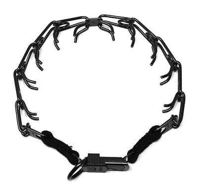 Herm Sprenger Black Stainless Steel Dog Training Collar with Quick Release Buckle Ultra-Plus Pet Collar No-Pull Collar for Dogs Made in Germany 3.2mm x 20in Medium