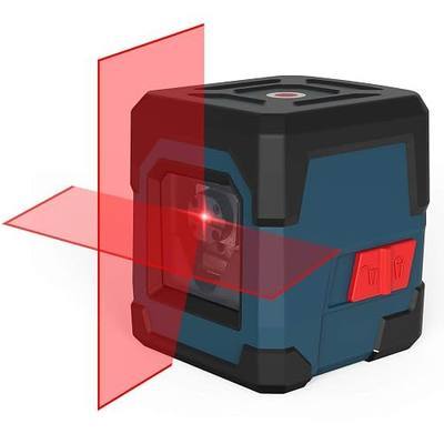 Laser Level, RockSeed Cross Line Laser with Self-Leveling, Vertical and Horizontal Line, Rotatable 360 Degree, Carrying Pouch, Battery Included (LV1)