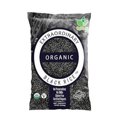 Big Green Organic Food- Extraordinary Black Rice, Gluten-Free, Non-GMO, Vegan, Kosher