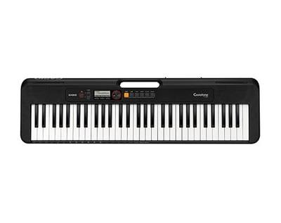 Casio Casiotone CT-S200 – 61-Key Portable Keyboard for Beginners | 400 Tones, 77 Rhythms, LCD Display, Dance Music Mode, USB-MIDI, Stereo Speakers | Includes Power Supply & Music Rest | Black | 61 Full-Size Keys, 400 Tones, 77 Rhythms, USB-Midi, Dance Music Mode, Stereo Speakers, AC Adapter and Musi
