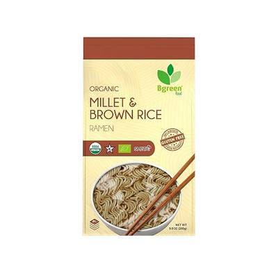 Big Green Organic Food- Organic Millet & Brown Rice Ramen, Gluten-Free, Non-GMO, Vegan, Kosher (1)