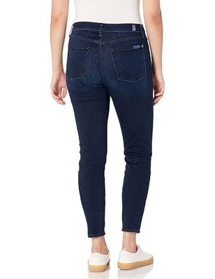 7 For All Mankind Women's Ankle Skinny High Rise Jeans