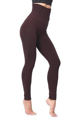 LUOYANXI High Waist Fleece Lined Leggings for Women Thick Winter Warm Tights Tummy Control Leggings