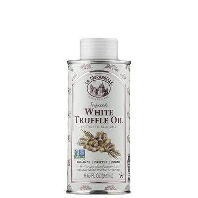 La Tourangelle, White Truffle Oil, Complex Gourmet Earthy Flavor for Drizzling over Pasta, Popcorn, Vegetables, Potatoes, Soup and More, 8.45 Fl Oz
