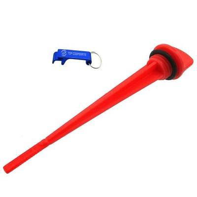 Dip Stick Engine Oil Dipstick For Lifan YX 125cc 140cc 150cc 160cc 200cc 250cc Pit Dirt Bike Stomp YCF IMR SSR ATV Motorcycle (Red)