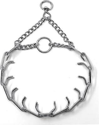 Herm Sprenger Prong Dog Training Collar - 16" Long with 2.25mm Gauge (for Dogs up to 40lbs) - Fits 13" Neck, Extendable to 19" Neck with Additional Prong Links - Chrome Plated Steel, Made in Germany