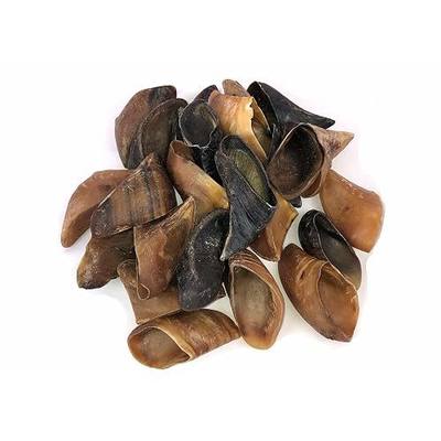 Downtown Pet Supply Cow Hooves for Dogs - USA Made Dental Treats & Bully Sticks Alternative - Plain, Rawhide Free - 25 Pack