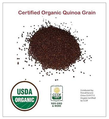 Organic Whole Grain Royal Quinoa Red non-GMO Gluten Free Bulk (10 LB))