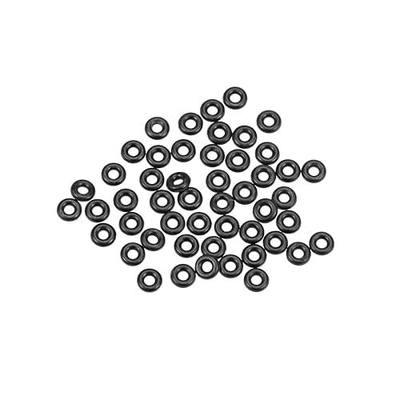 uxcell Nitrile Rubber O-Rings 3.2mm OD 1.2mm ID 1mm Width, Metric Nitrile Rubber Sealing Gasket for Automotive Machine Plumbing, Pack of 50