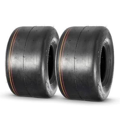 MaxAuto 13x6.50-6 Lawn Mower Tires,13x6.50x6nhs Zero Turn Tires,13-6.50-6 Smooth Turf Tires,13x6.5-6 Tires Replacement For Garden Riding Tractor Lawnmower, 4Ply Tubeless, 480 Lbs Capacity, Set of 2