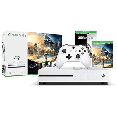 Xbox One S 1TB Console - Assassin's Creed Origins Bonus Bundle [Discontinued] (Renewed)