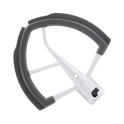 Flex Edge Beater for Kitchen Aid Mixer 6 Quart Bowl-Lift Stand Mixer Bowls | 6 QT Flat Edge Beater with Flexible Silicone Edges Bowl Scraper
