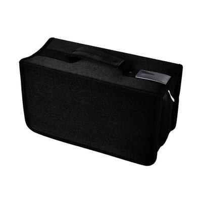 alavisxf xx CD Case, 160 Capacity Nylon Protective Disc Organizer for Car | CD DVD Holder, Portable Handle, Zipper Closure, Anti-Slip Sleeves, Heavy Duty Storage Bag, for Home Office Travel