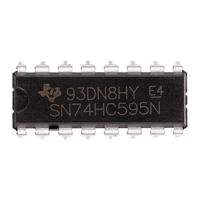 BOJACK SN74HC595N 8-Bit Counter Shift Registers 3-State Output Registers Integrated Circuits DIP-16 (Pack of 25)