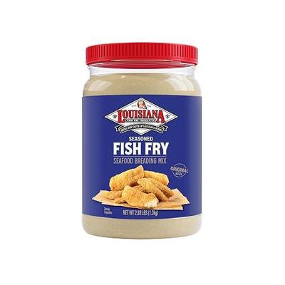 Louisiana Fish Fry Products Seasoned Crispy Fish Fry Seafood Breading Mix, 2.87 Pound (Pack of 1)