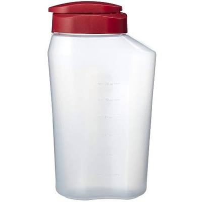 GoodCook 1 Quart Bottle with Snap Lock Easy-Pour Lid, BPA Free, Clear