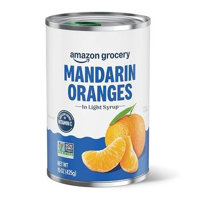Amazon Fresh, Mandarin Oranges In Light Syrup, 15 Oz (Previously Happy Belly, Packaging May Vary)