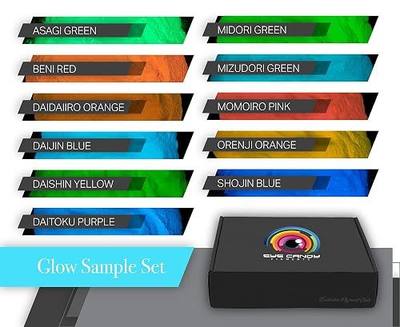 Eye Candy Pigment Powder Sets - Mica Powder for Epoxy Resin Art - Woodworking - Cosmetic Grade Mica Powder - Bath Bombs - Pigment Powder Variety Pack - Non-Toxic and Skin Safe (Glow in the Dark Set)