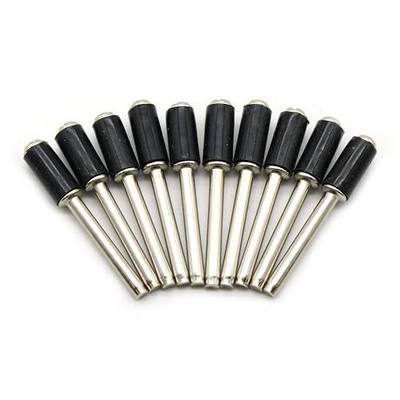 TEMO 10 pc 1/4 Inch Rubber Mandrel Sand Drum Holder 1/8 Inch Shank for Dremel Rotary Tools