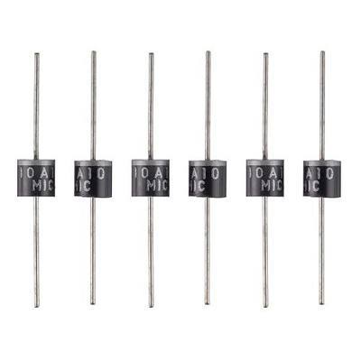 BOJACK 10A10 Rectifier Diode 10 A 1000 V Axial 10A10 10 amp 1000 volt Electronic Silicon Diodes (Pack of 25)