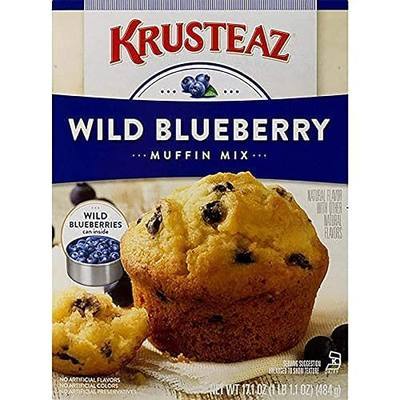 Krusteaz Wild Blueberry Muffin Mix, 17.1 OZ (Pack of 3)