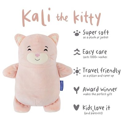 Cubcoats Kali The Kitty 2 in 1 Transforming Crewneck Sweatshirt Hoodie & Soft Plushie