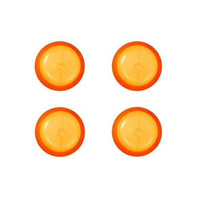 Locator Genuine Original Replacement Male Retention Inserts Caps, Extended Range, Orange 2.0 lbs (4-Pack)