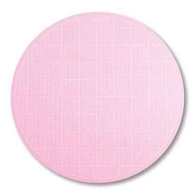 Sue Daley Designs Pink 10" Rotating Cutting Mat EPP English Paper Piecing Patchwork Sewing Quilting self Healing