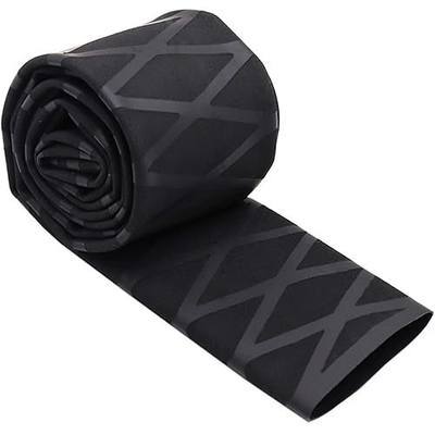 30MM X-Tube Heat Shrink Sleeve Tubing for Rod Handle Cork Non Slip Waterproof Insulation 1 Meter Black (Black, 30mm)