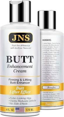 Powerful Butt Enlargement Cream - Made in USA - Firming & Lifting Effect - Hip Lift Up Formula for Fuller, Bigger, Natural Buttock Enhancement without Injections - 4 Fl Oz