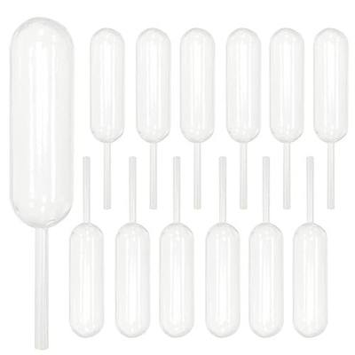 Cupcakes Pipettes, 50PCS 4ml Clear Plastic Transfer Liquid Dropper Pipettes, Suitable for Chocolate or Strawberries Cupcakes, Ice Cream, Mini Cakes, Waffles, Children's Painting, Kitchen Supplies