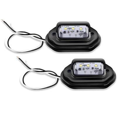Nilight 2PCS 12V LED License Tag Light Convenience Courtesy Door Step Lights Waterproof Rainproof Dome Cargo Under Hood Legal for Car Truck RV Trailer | Convenience Courtesy Door Step Lights Waterproof Rainproof Dome Cargo Under Hood Legal for Car Truck RV Trailer