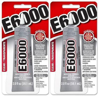 E6000 237032 Craft Adhesive, 2 fl oz Clear, 2 Pack