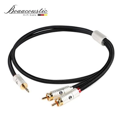 BOAACOUSTIC BlackBerry 3.5mm to 2RCA Cable 3.3ft/1m