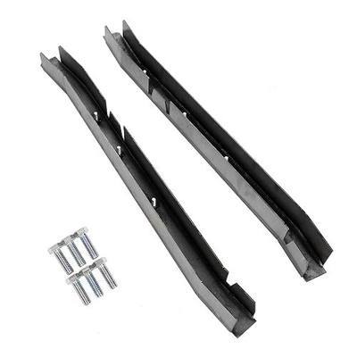 ECOTRIC Center Skid Plate Frame Rust Repair Compatible with 1997-2002 Jeep Wrangler TJ (1 Pair of Rear Trail Arm Skid Plates)