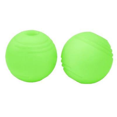 Chew King by Mammoth Set of 2 Glowing Fetch Ball, Durable Bouncy Interactive Toy for Pets & Dogs, Lightweight, 3 Inch, Fits Ball Launcher