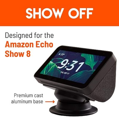 Made for Amazon Tilt + Swivel Stand, for the Echo Show 8 (2021 Release)