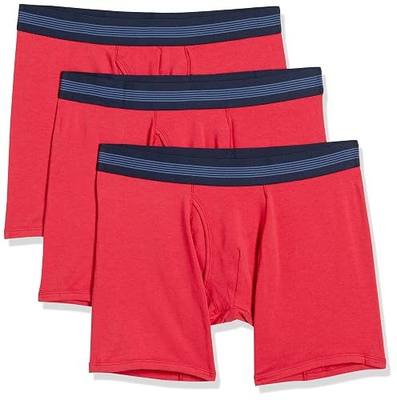Goodthreads Men's 3-Pack Cotton Modal Stretch Knit Boxer Brief