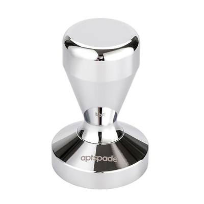 51mm Espresso Tamper, Coffee Tamper with Flat Base, Solid Aluminum Alloy Coffee Press Tool, Chrome-Plated Hand Espresso Tamper for 51mm Portafilter Espresso Machines