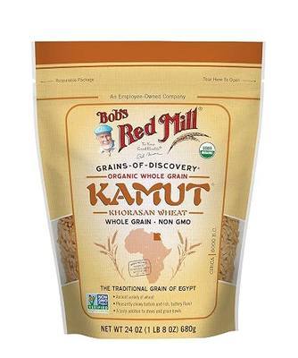 Bob's Red Mill Organic Kamut Berries, 24oz (Pack of 4) - Organic, Non GMO, Whole Grain, Vegan, Kosher