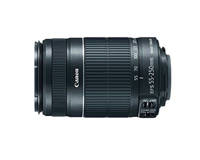 Canon EF-S 55-250mm f/4.0-5.6 is II Telephoto Zoom Lens (Renewed)