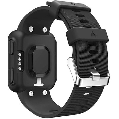 Watch Band for Garmin Forerunner 35, Soft Silicone Replacement Strap Compatible with Forerunner 35 Smart Watch, Fit 5.11-9.05 Inch (130-230 mm) Wrist
