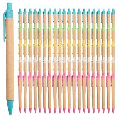 Simply Genius Bulk Retractable Ballpoint Pens - 100 Pack, 1 mm Tip, Black Ink, Multicolor Barrels - Smooth Writing & Comfortable Grip for Office, School & Home