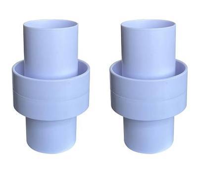 ATIE 1.5" Pool Hose Connector Coupling Adapter Connects Female Cuff Vacuum Hoses Compatible with Hayward AXV092 Adapter- Not Swivable (2 Pack)