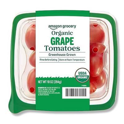 Amazon Grocery, Organic Grape Tomatoes, 10 Oz