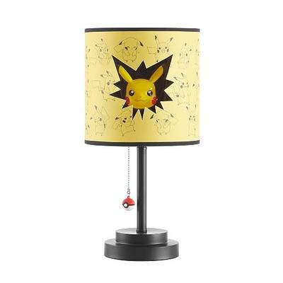 Pokemon Die Cut Double Shade Table Lamp, Yellow