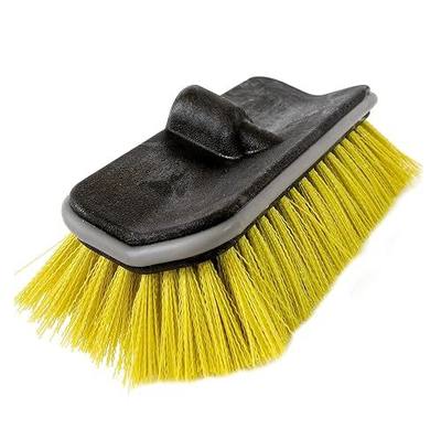 DOCAZOO Scrub Brush Pole Attachment | Hard Bristle Scrub Brush & Outdoor Broom for Extension Poles - Cleans Decks, Patios, House Floors & Cars