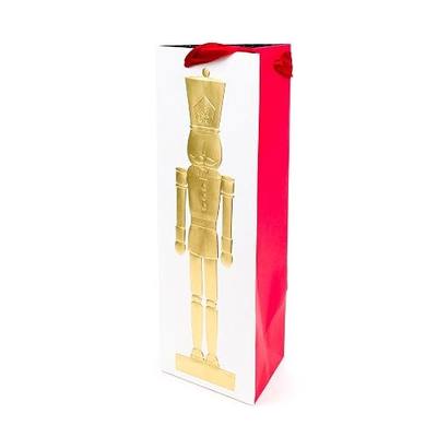 Hallmark Signature Christmas Bottle Gift Bag (Nutcracker), 13.25 in 5XGB1790